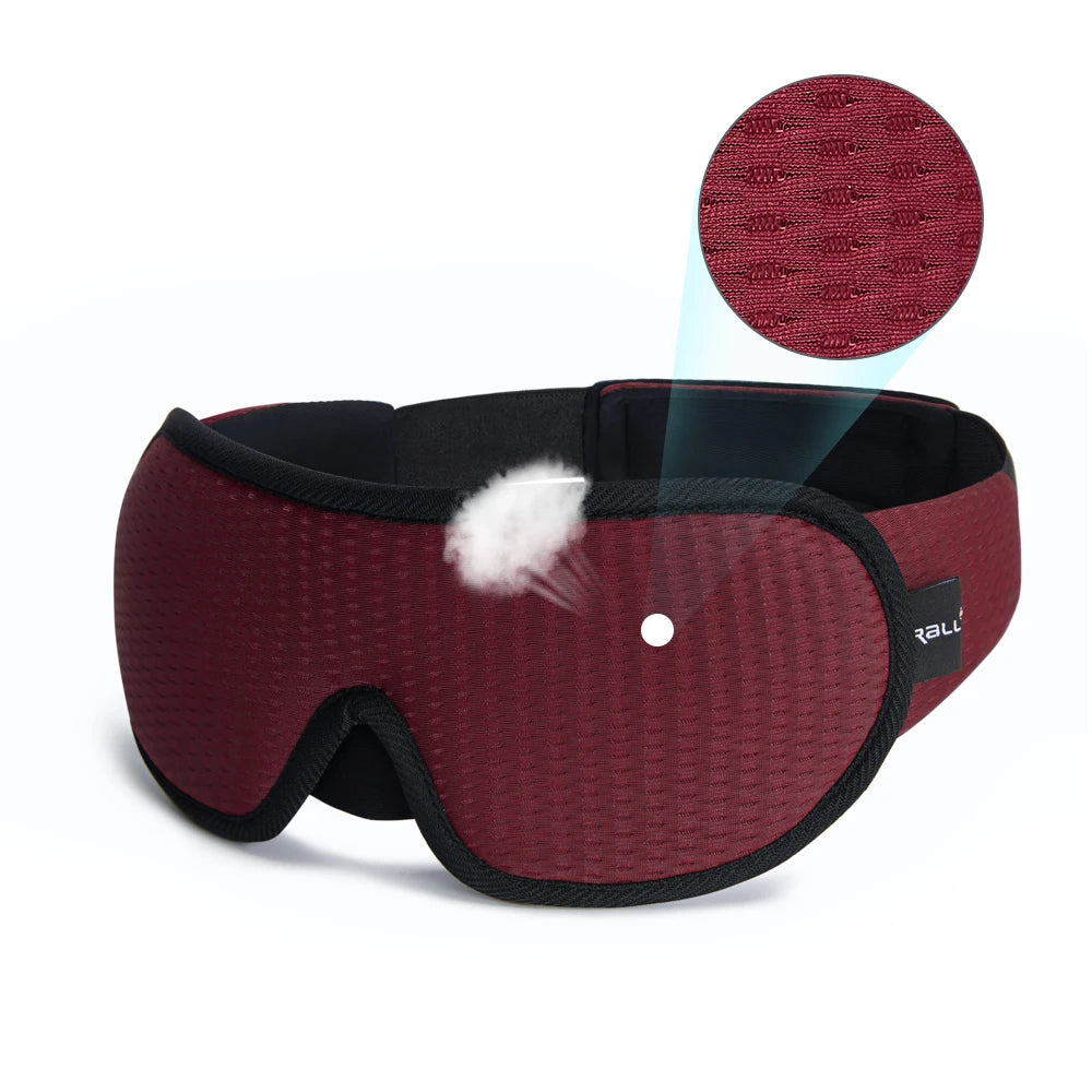 3D Slaapmasker - Blokkeer Licht, Zachte Gevoerde Oogmasker voor Slaap, Reis, en Ontspanning