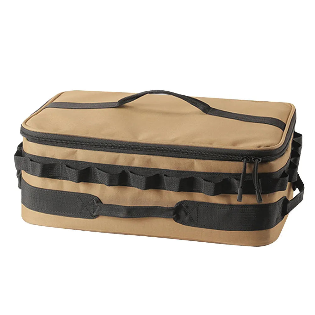 15L Tactical Camping Storage Bag, Grote Capaciteit Utility Tote Bag, Oxford Stof Organizer voor Kamperen, Hiking en Reizen