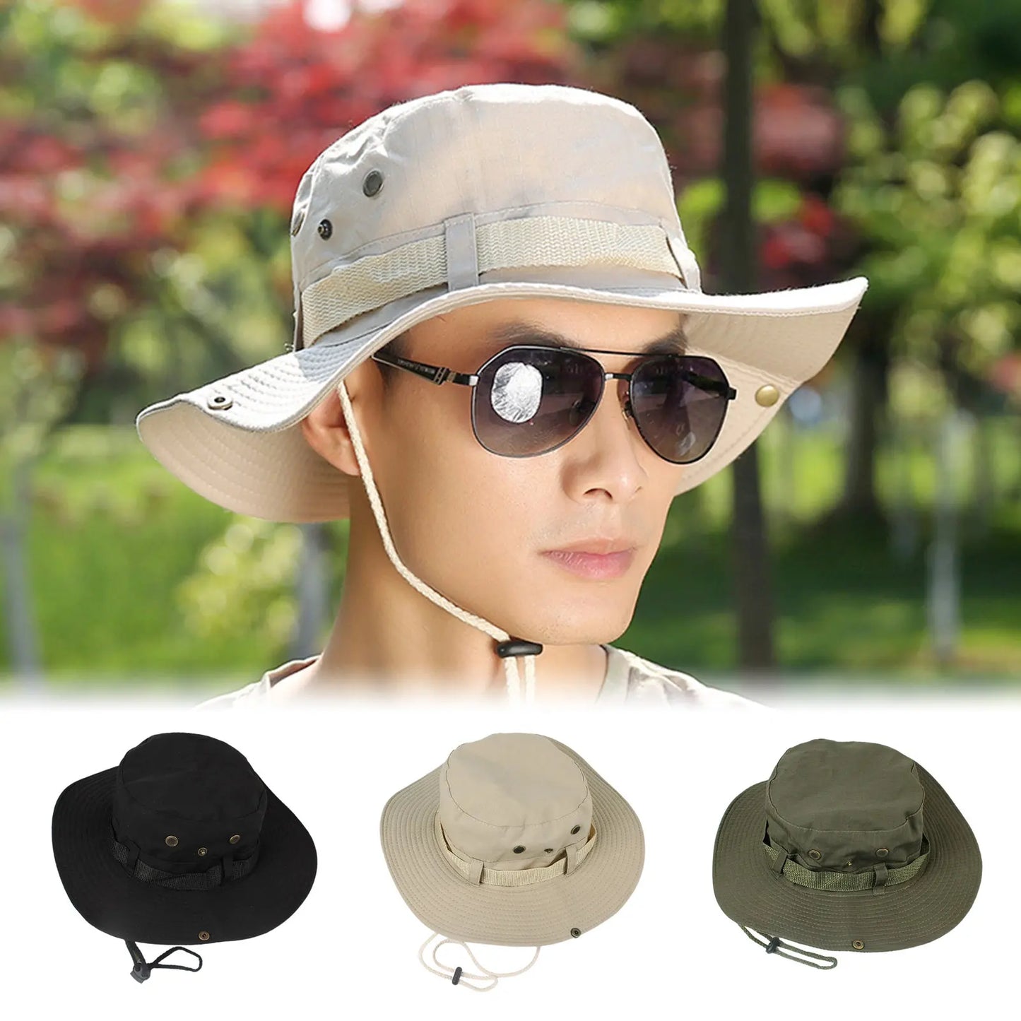 Wide Brim Fishing Hat, Zonnehoed met Dubbele Isolatie, Koelende Bucket Hat, Perfect Accessoire voor Hiking, Tuinieren en Strand