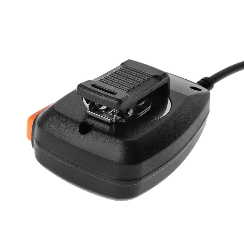 2-poliges PTT-Handlautsprechermikrofon – geeignet für Baofeng-, Kenwood- und TYT-Walkie-Talkies