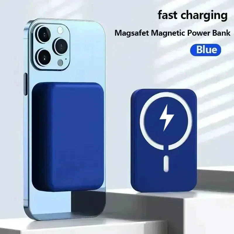 Magnetische 50000-mAh-Powerbank – 20-W-Schnellladegerät, kabelloser externer MagSafe-Akku für iPhone 13/14/15, Xiaomi und Samsung