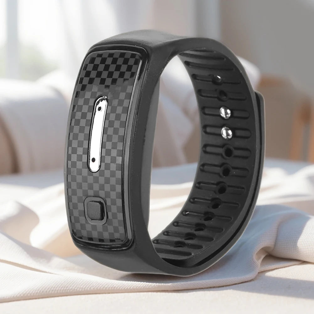 Ultrasonic Mosquito Repellent Polsband, Anti-Muggen Insectenband voor Binnen en Buiten, Veilig voor Kinderen en Volwassenen