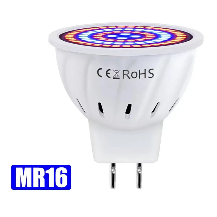 LED-Wachstums-Vollspektrumlampe – E27 E14 GU10 MR16 220 V Hydrokultur- und Wachstumslampe für Zimmerpflanzen