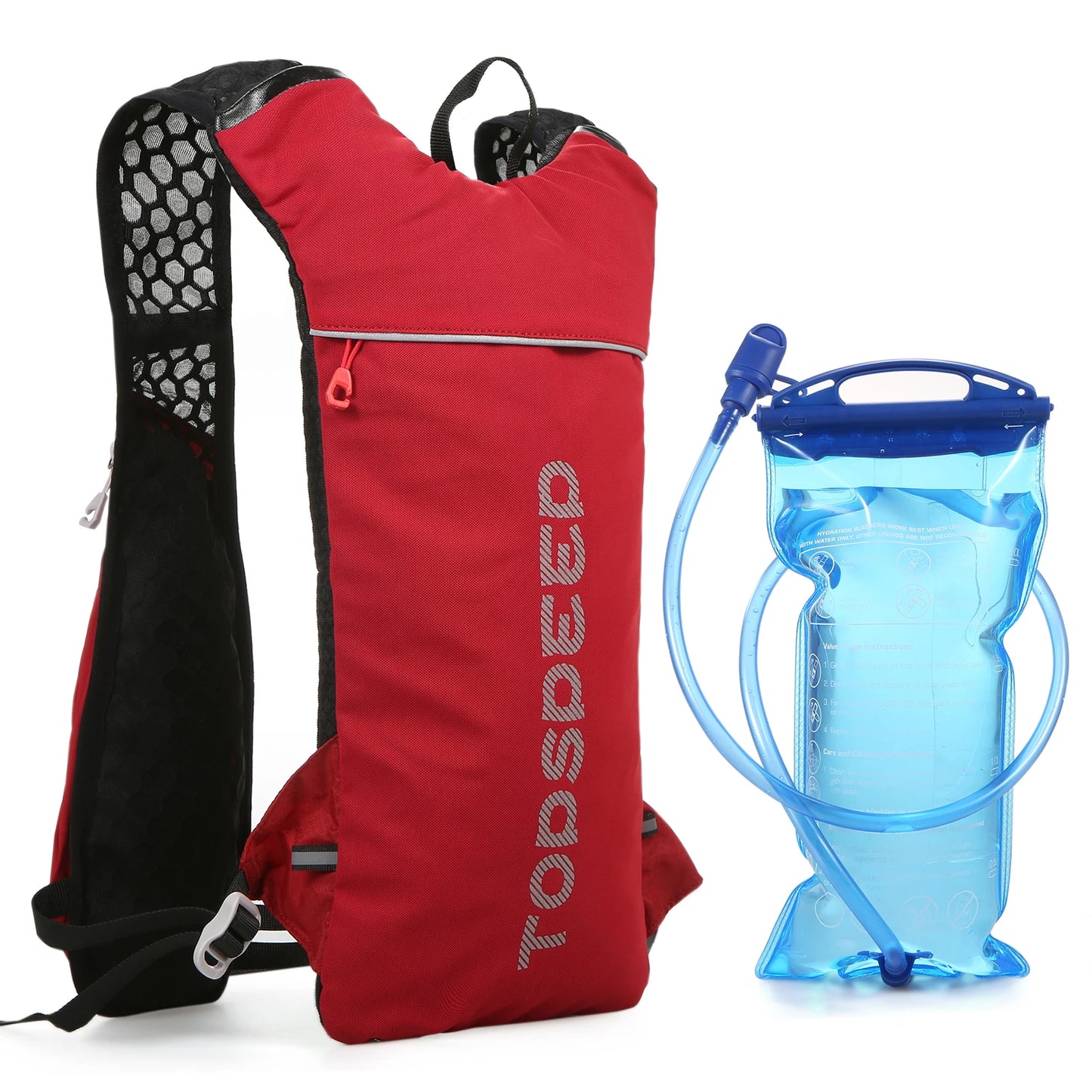 Hydratatie Rugzak met 2L Waterzak – Lichtgewicht & Ademend voor Outdoor Sporten