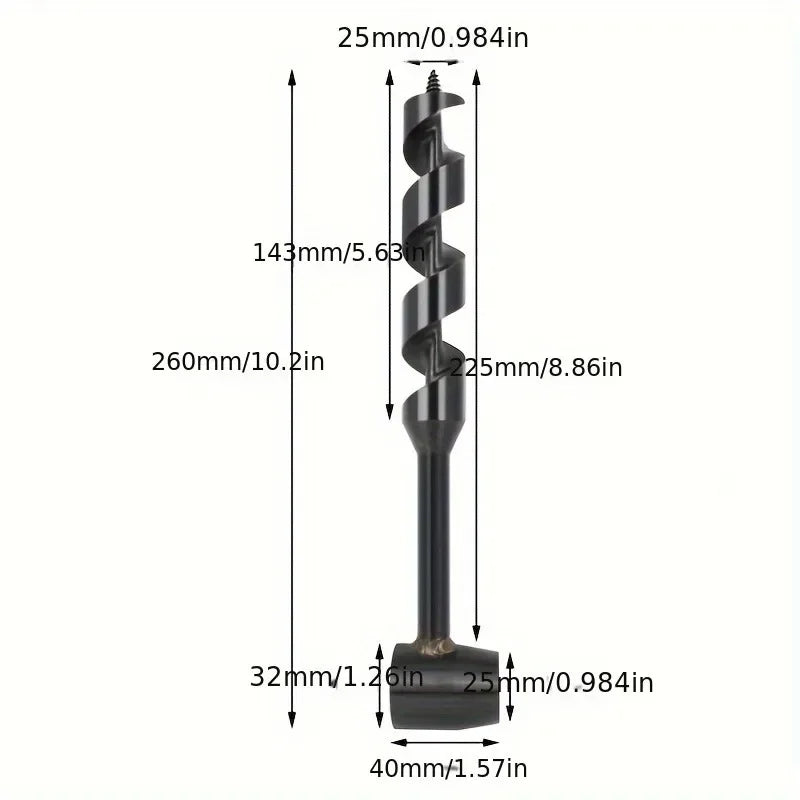 Hand Drill Screw - Bushcraft Wrench - Scotch Eye Drill - Survival Tools for Camping, Outdoor, Hiking, Woodworking