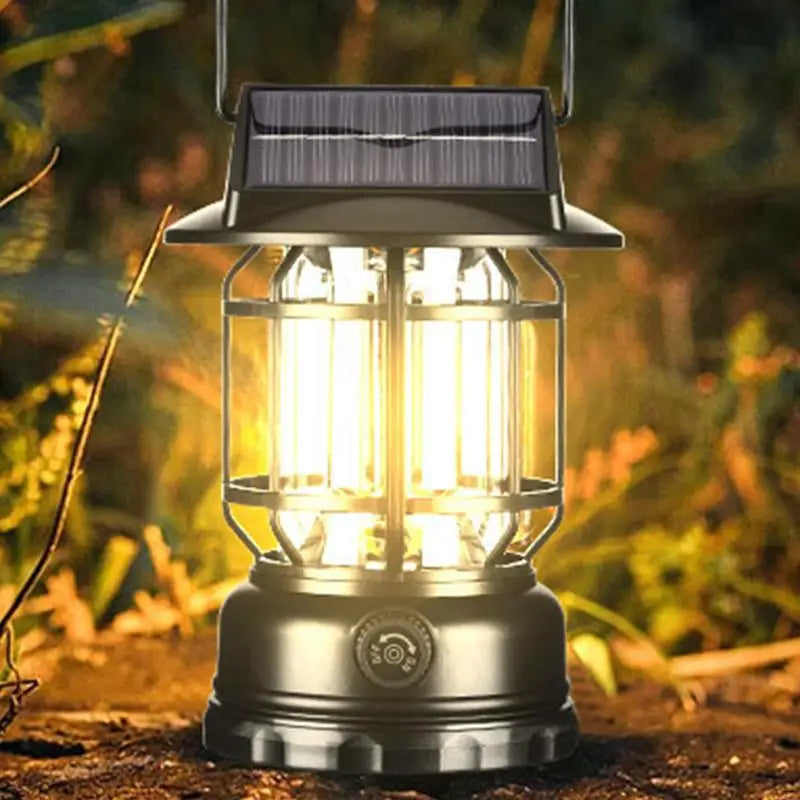 Draagbare Zonne-Campinglamp | Beweging Sensor | Oplaadbaar | Tent & Outdoor