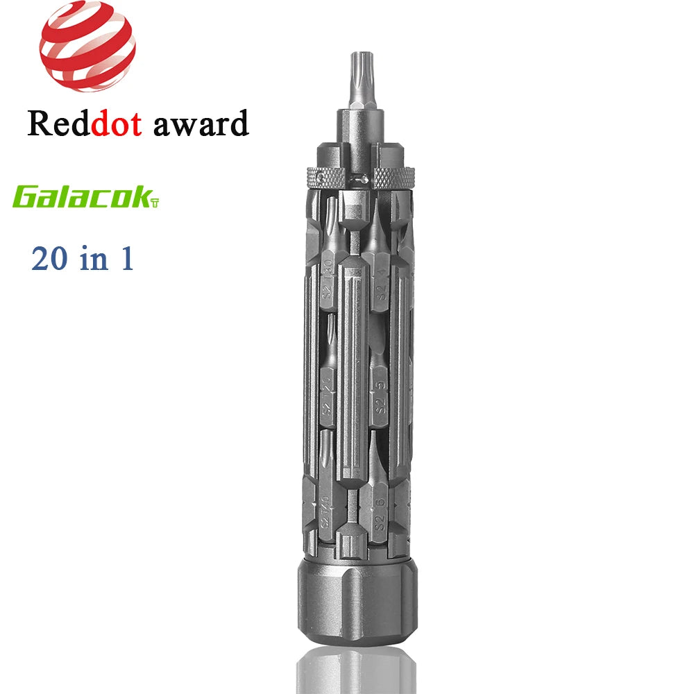 S1 Mehrzweck-Schraubendreher-Set – Tragbares Kombinationsset mit magnetischen Kreuzschlitz- und Torx-Bits für Reparaturen im Haushalt