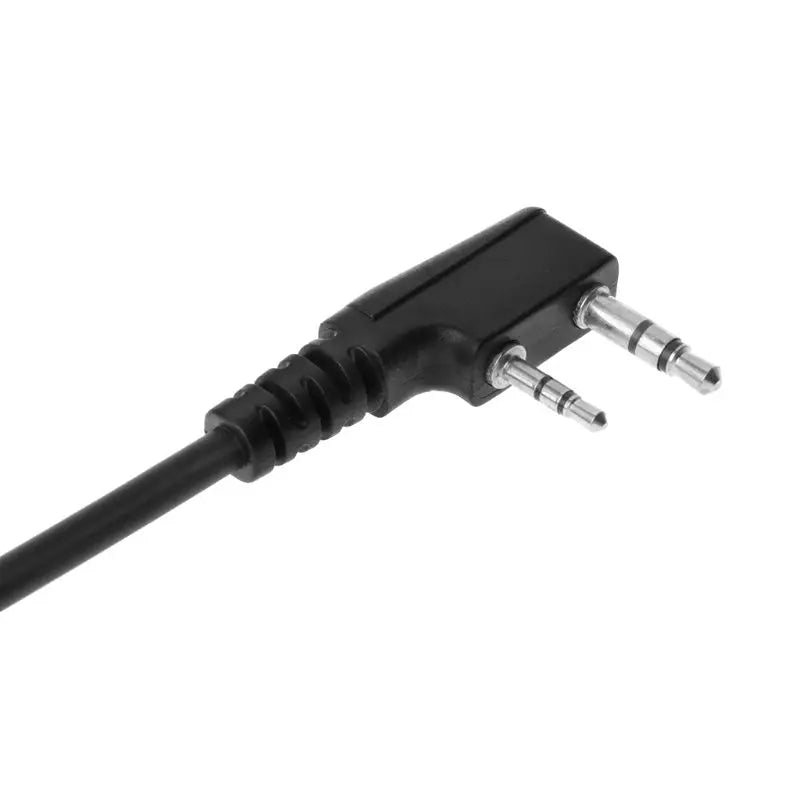 2-poliges PTT-Handlautsprechermikrofon – geeignet für Baofeng-, Kenwood- und TYT-Walkie-Talkies