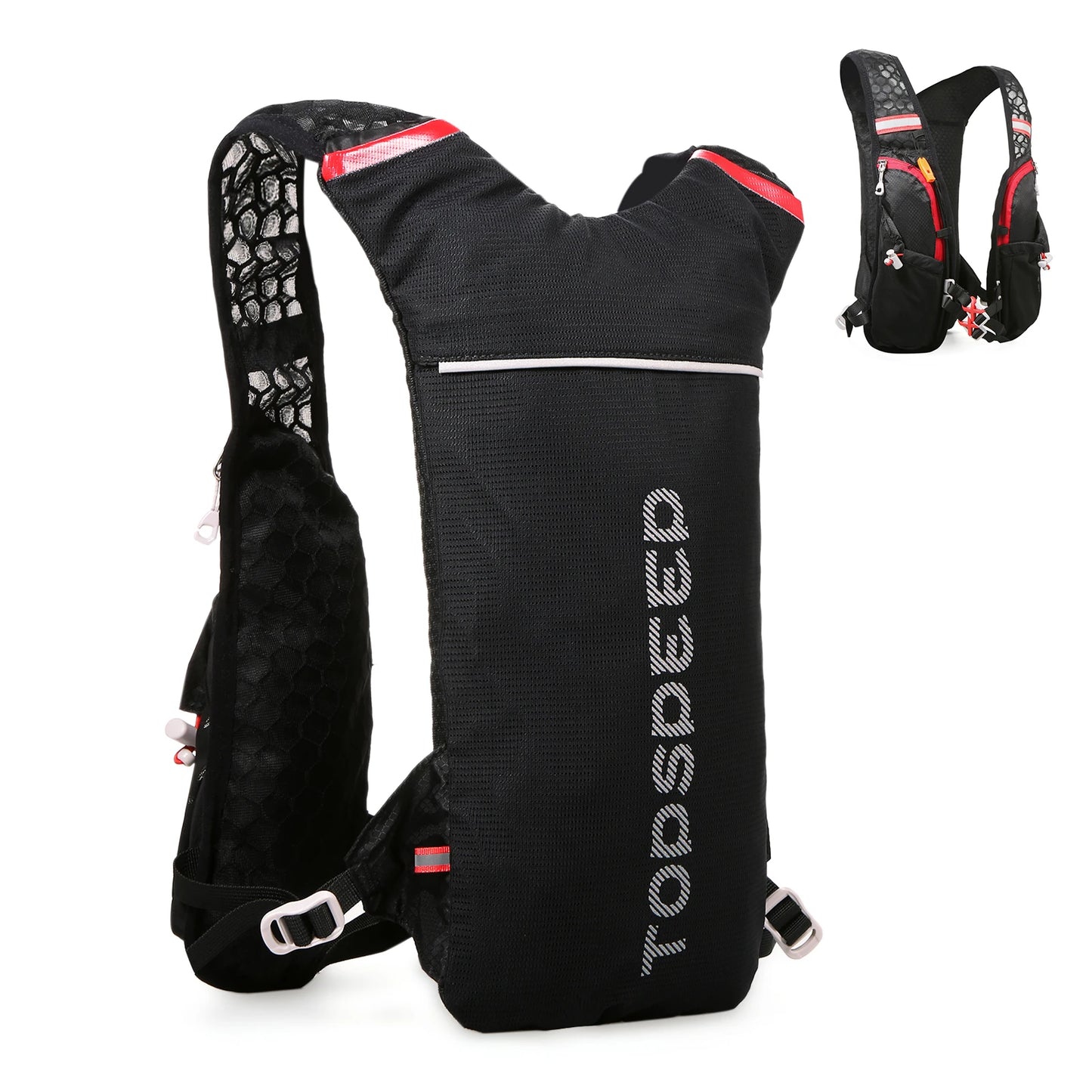Hydratatie Rugzak met 2L Waterzak – Lichtgewicht & Ademend voor Outdoor Sporten