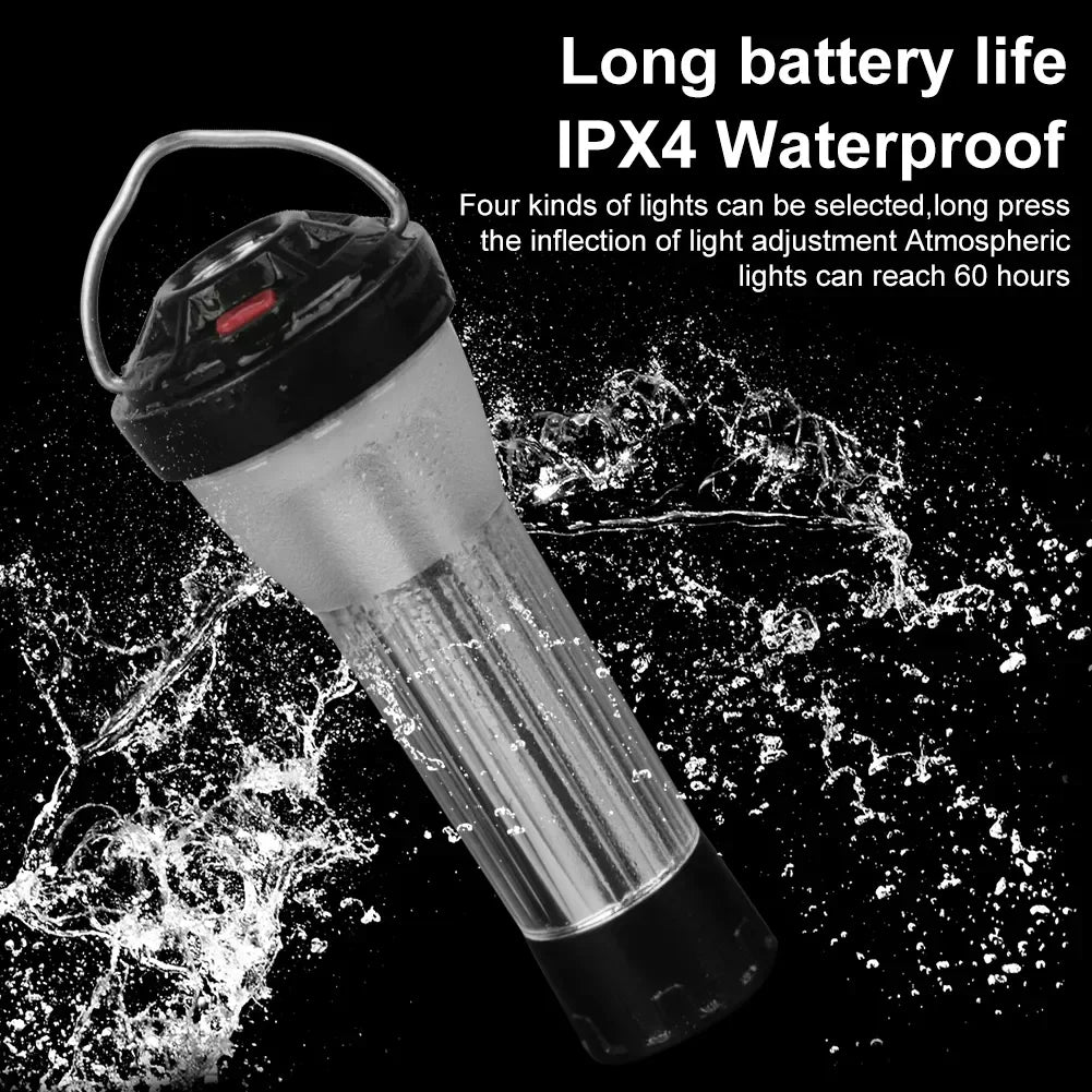 3000mAh Camping Lantaarn met Magnetische Basis - Multifunctionele Led Zaklamp, 5 Verlichtingsmodi en USB Oplaadbare Noodlamp