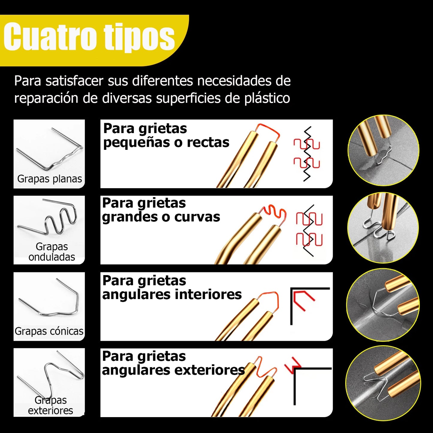 70W Kunststof Lasapparaat – Bumper Reparatie Set, Warmtelaminator, 400x Reparatienagels, EU Plug
