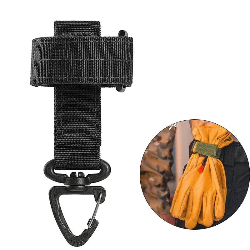 MOLLE Karabijnhaak van Nylon โ Tactische Bevestigingsclip voor Rugzak, Riem & Outdoor Uitrusting