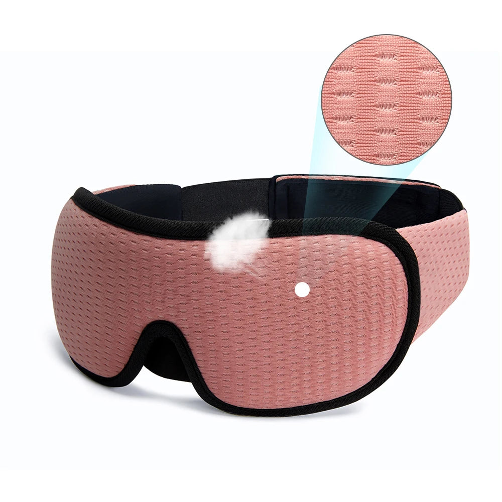 3D Slaapmasker - Blokkeer Licht, Zachte Gevoerde Oogmasker voor Slaap, Reis, en Ontspanning