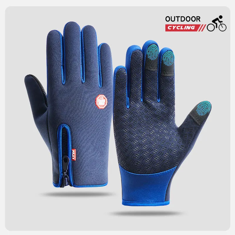 Winter Fietshandschoenen met Touchscreen โ Waterdicht & Antislip voor Heren & Dames | Outdoor, Motor & Ski