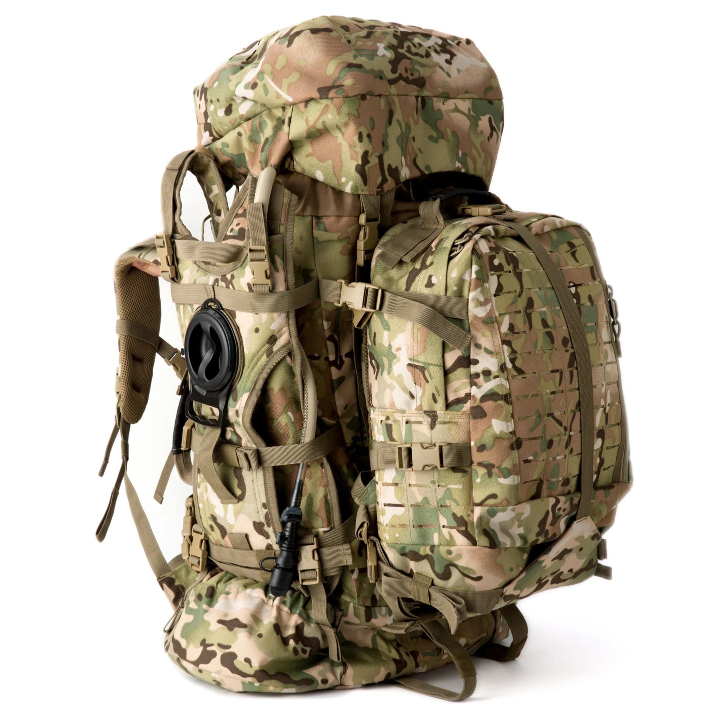 100L Military Tactical Backpack – Waterproof ILBE Army Backpack for Camping & Hiking
