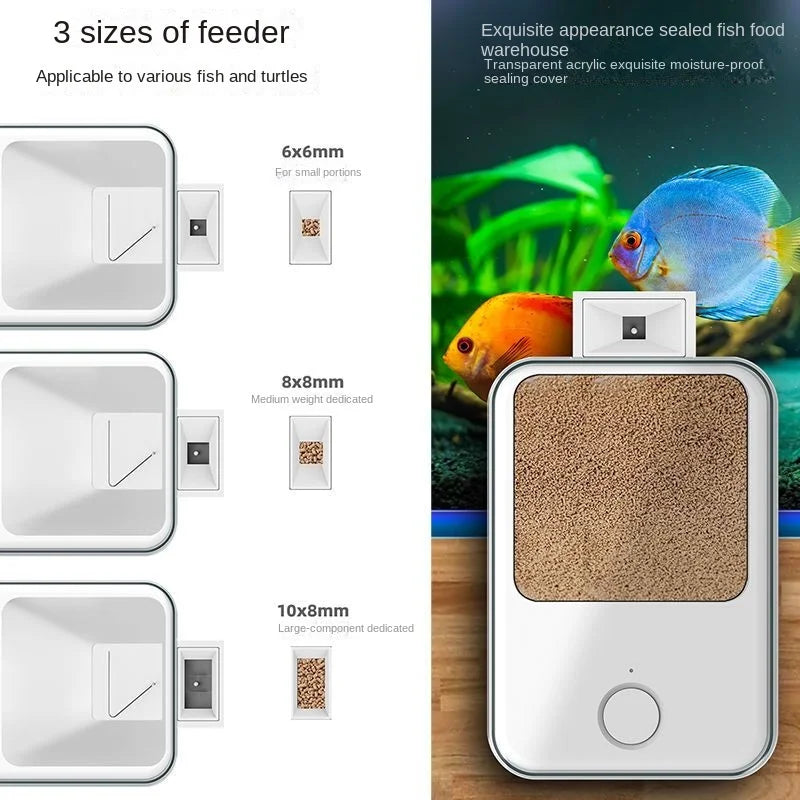 Automatischer WiFi Fischfutterspender – Smarter Fischfütterer mit App- und Sprachsteuerung