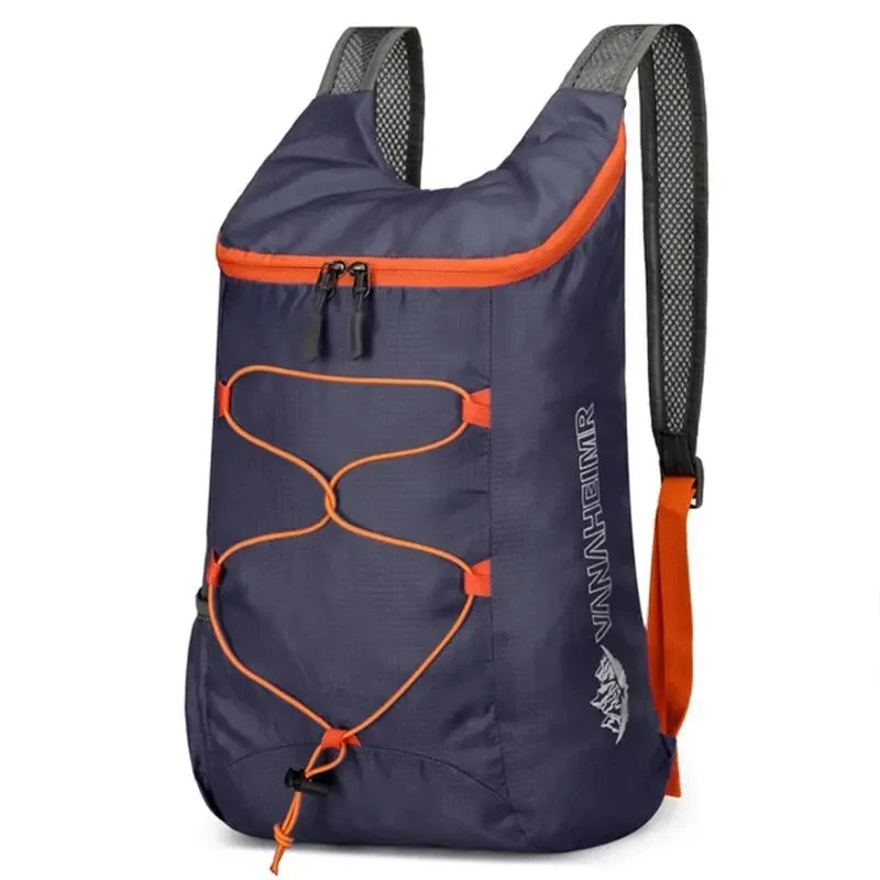 Opvouwbare Outdoor Rugzak 20L – Lichtgewicht & Waterdichte Backpack van Nylon voor Hiking, Reizen & Kamperen