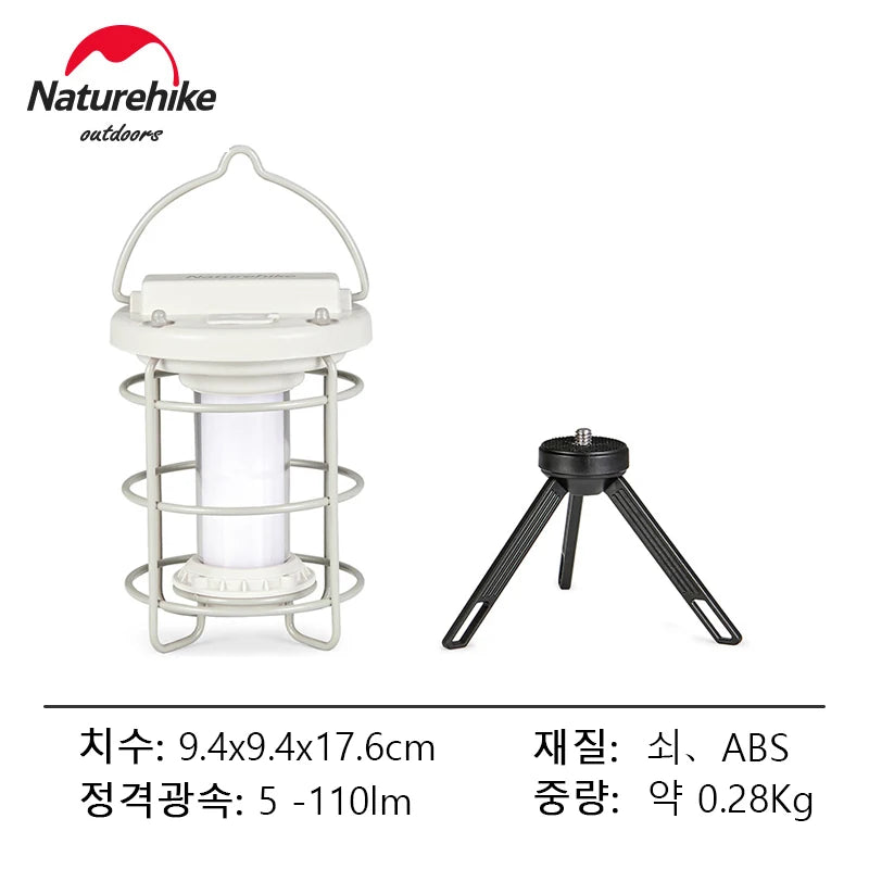 Draagbare Campinglamp | Outdoor Tent Lamp met IPX4 Waterdicht, 2000mAh Oplaadbare Batterij en Instelbare Lumen