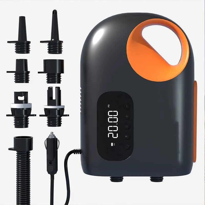 20PSI DC Elektrische Opblaaspomp - Hoge Snelheid Compressor voor Paddleboard, SUP, Luchtbed, Kayak en Boot