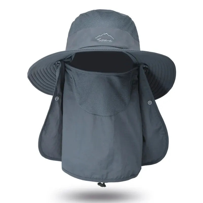 100% Nylon Zomer Buiten Fisherman Hat - Sneldrogend en Zonnebeschermend Hoed voor Mannen en Vrouwen