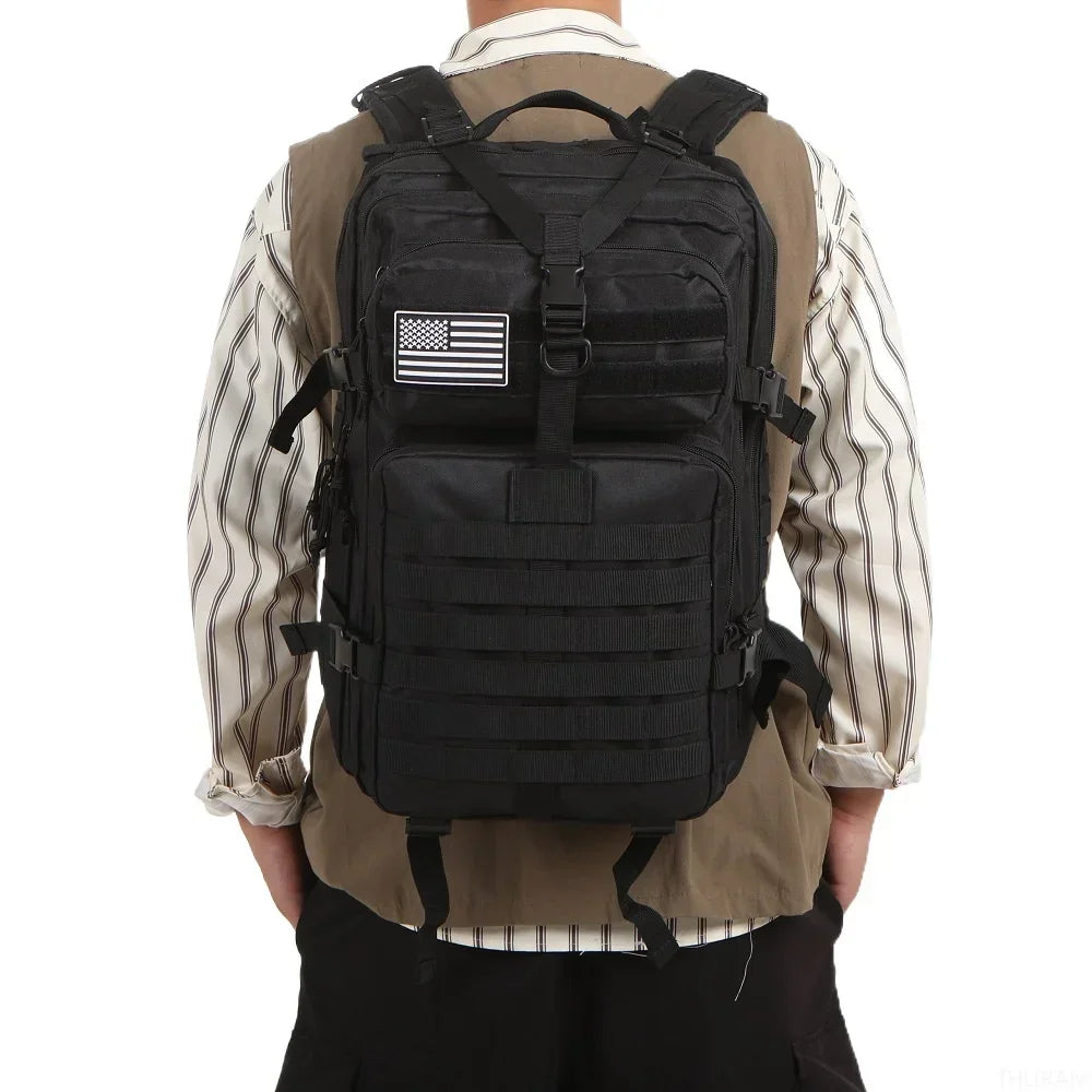 Waterdichte Tactische Rugzak 25L/50L โ 1000D Nylon Outdoor Backpack met Molle voor Hiking, Jacht & Kamperen
