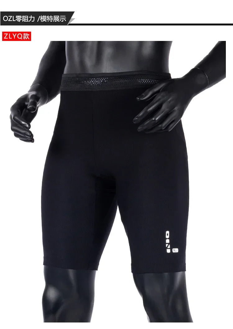 Stripes Man Marathon Leggings & Sportshort – Sneldrogende Hardloopbroek
