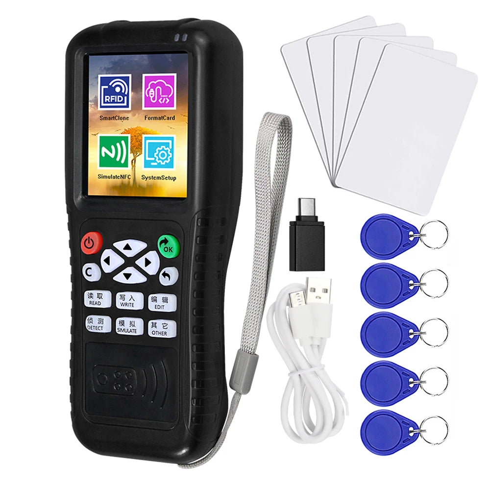 RFID Lezer & Schrijver | NFC Kaart Kopieerapparaat | USB Programmer met Gratis Software