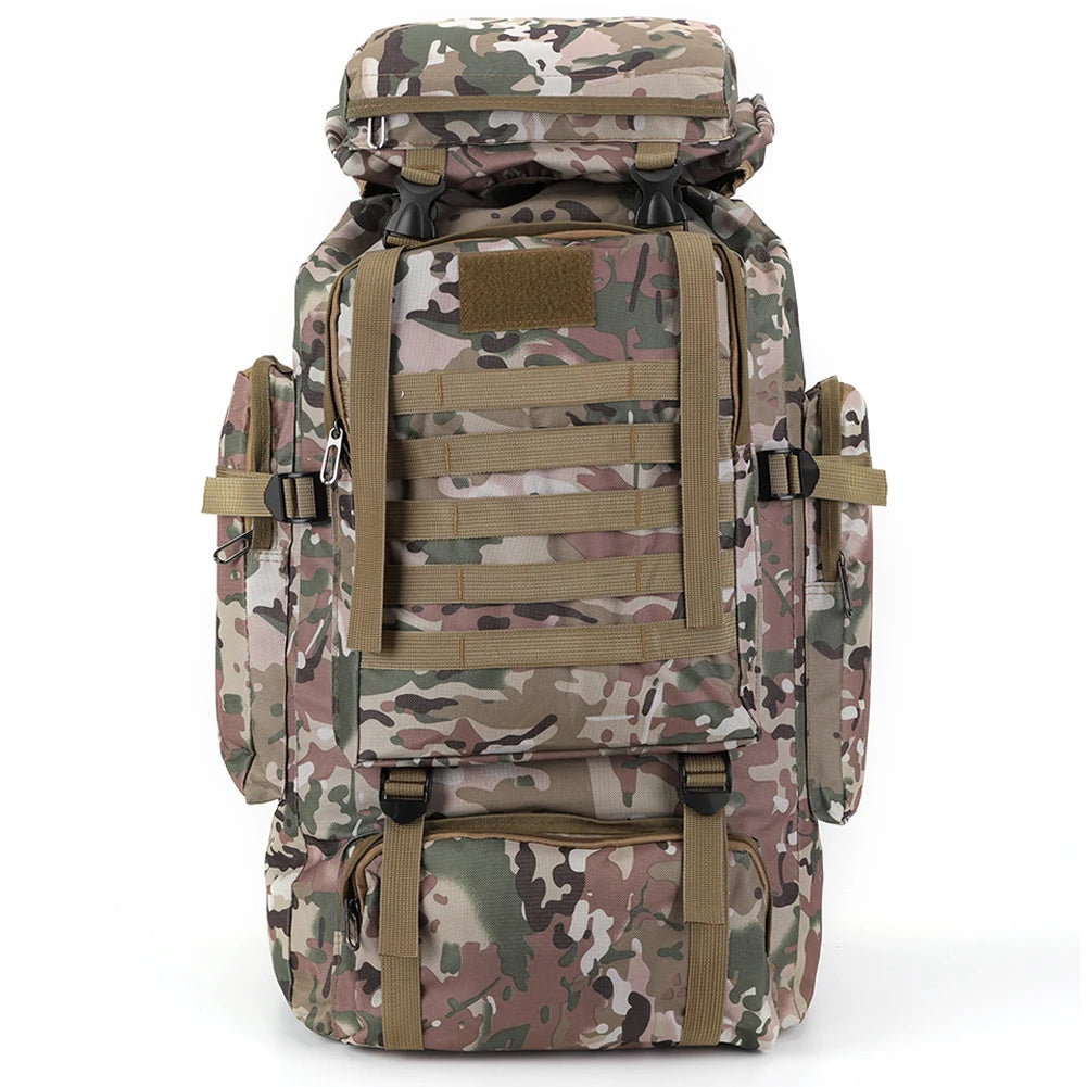 80L Tactische Rugzak - Grote Capaciteit Waterdichte Bergbeklimming Rugzak voor Hiking & Outdoor