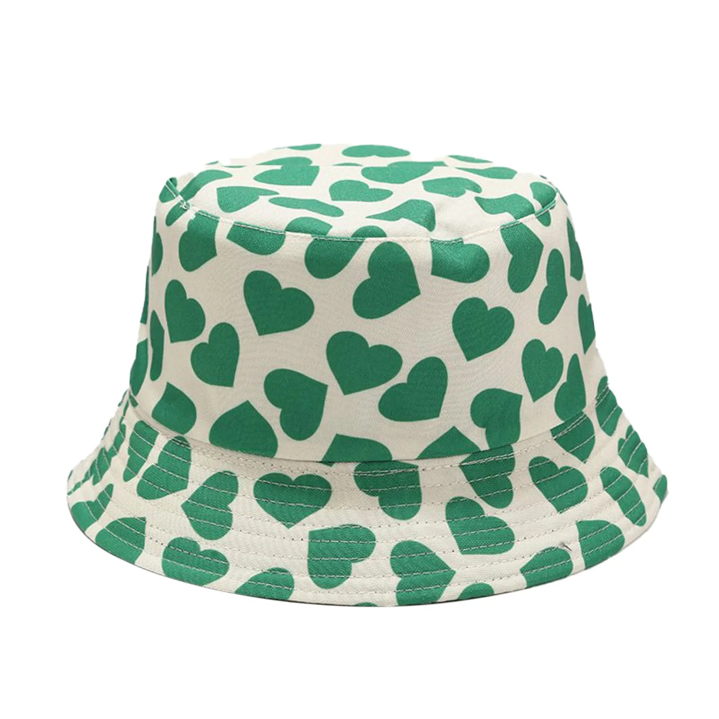 Unisex Fashion Bucket Hat | Zomerse Vissershoed | Camouflage & Hartjespatroon | Ademend & Opvouwbaar