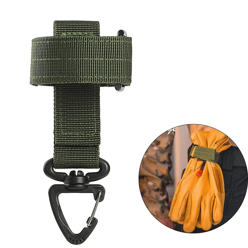 MOLLE Karabijnhaak van Nylon โ Tactische Bevestigingsclip voor Rugzak, Riem & Outdoor Uitrusting