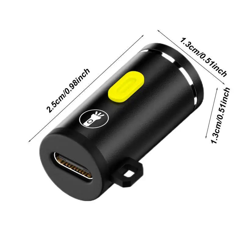 Kleine LED Zaklamp, Superhelder 210-230 Lumen Waterdichte Zaklamp met Lanyard, Draagbare Oplaadbare Zaklamp voor Kamperen en Outdoor Activiteiten
