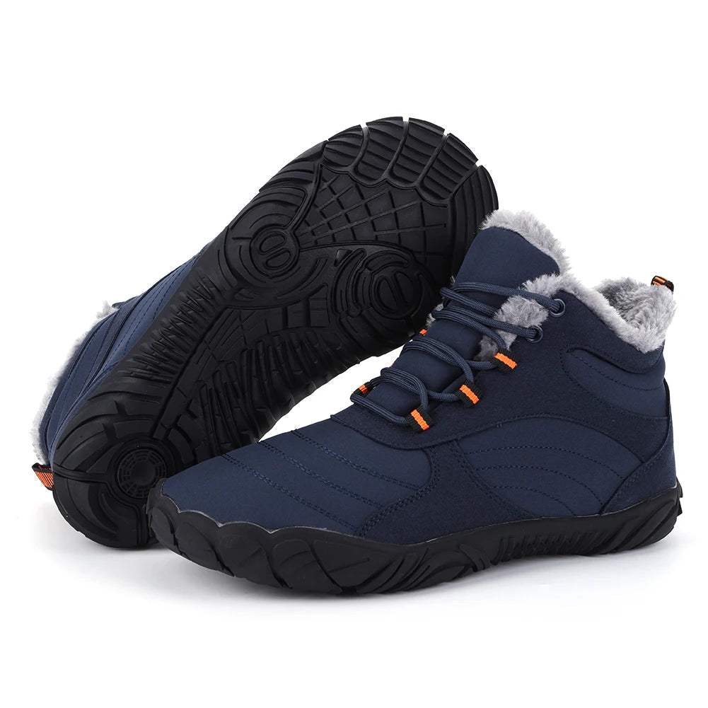 Winter Boots voor Mannen en Vrouwen - Waterdichte Buitenboots met Plush Voering, Antislip, Flexibele Rubber Zolen, Grootte 36-46