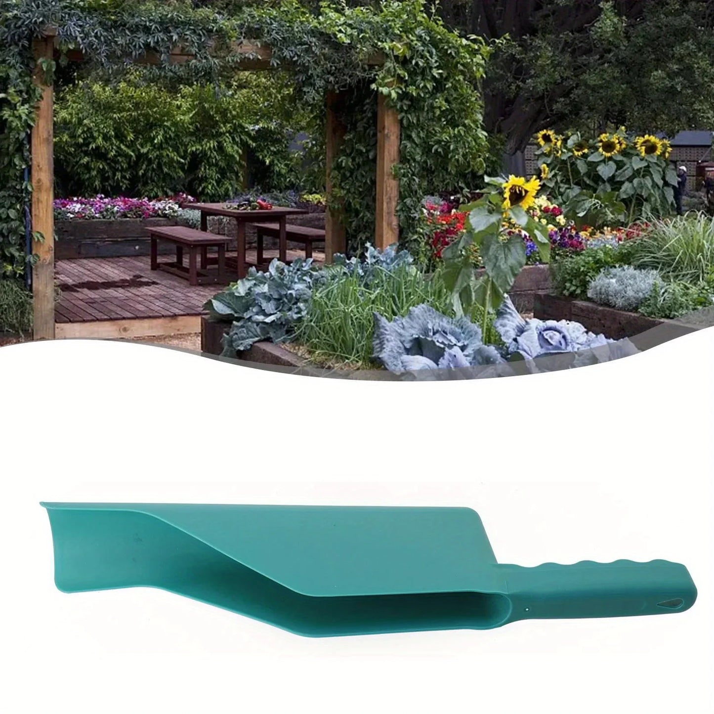 Gutter Getter Scoop – Flexibele Reinigingslepel voor Dakgoten, Verwijdert Bladeren en Vuil, Tuin- en Eaves Cleaning Tool