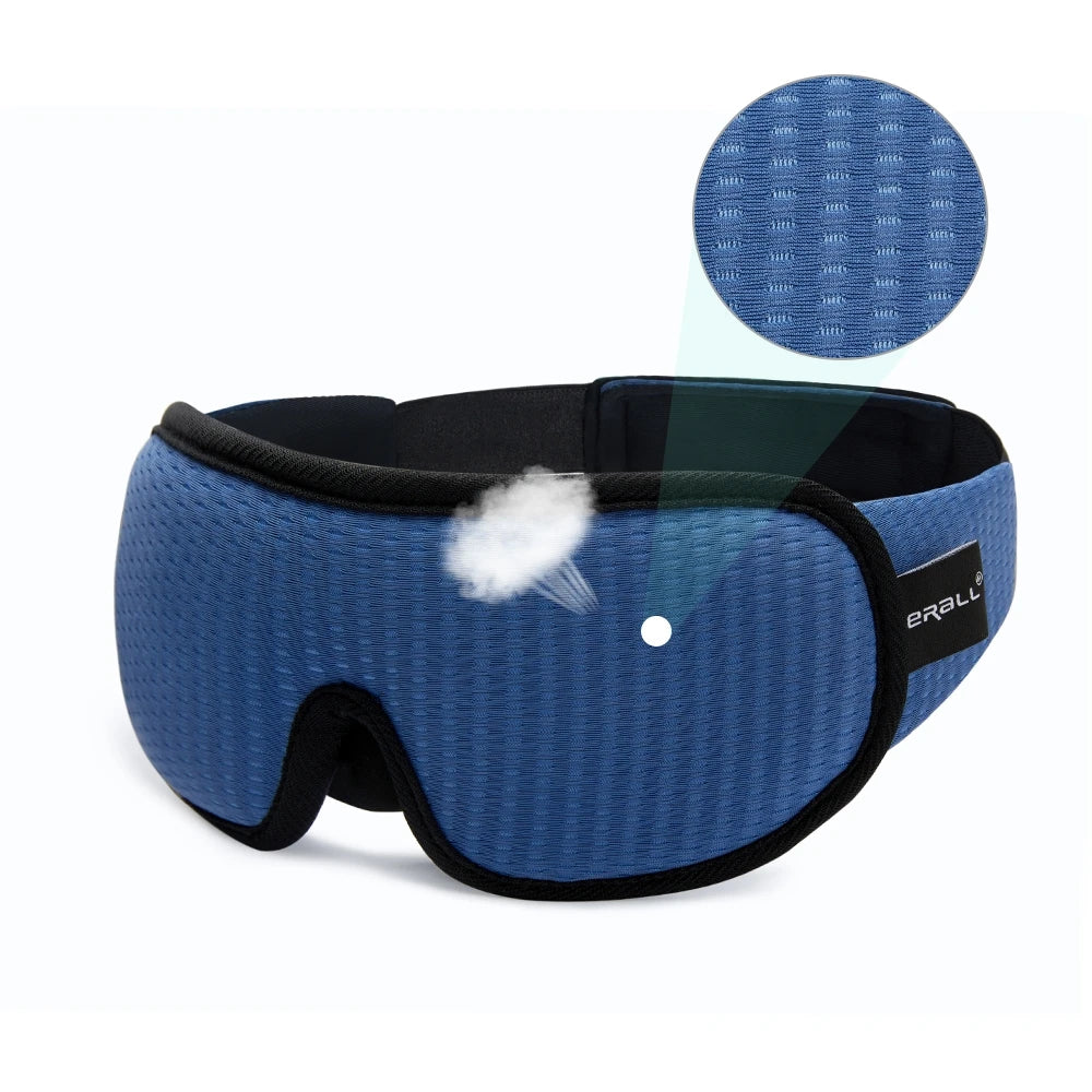 3D Slaapmasker - Blokkeer Licht, Zachte Gevoerde Oogmasker voor Slaap, Reis, en Ontspanning
