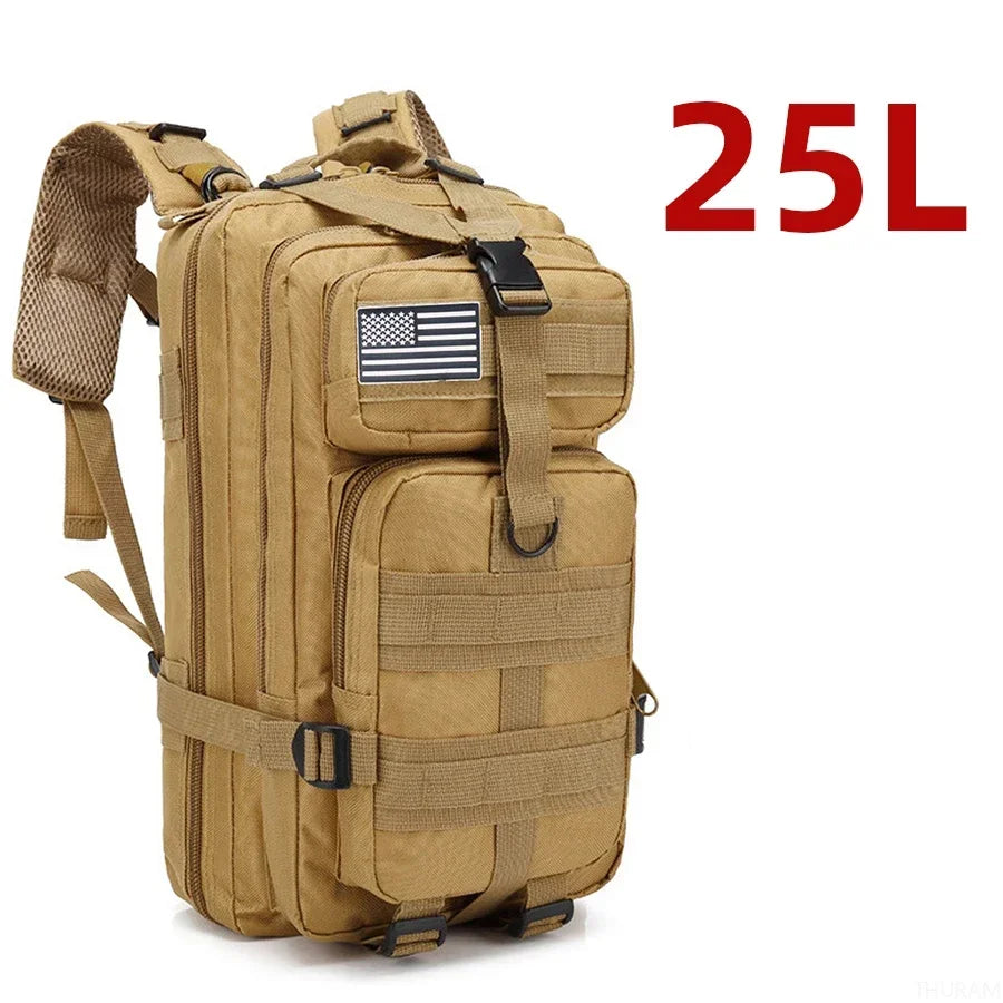 Waterdichte Tactische Rugzak 25L/50L โ 1000D Nylon Outdoor Backpack met Molle voor Hiking, Jacht & Kamperen