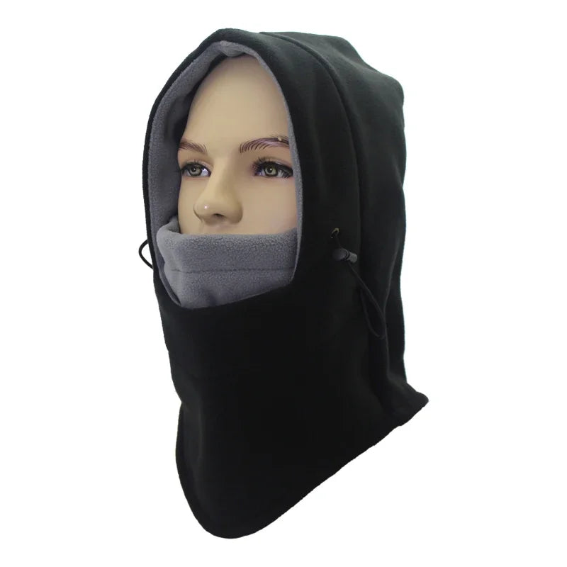 Winter Fietshoed & Ski Cap - Unisex Gevoerde Balaclava met Masker en Oorkleppen