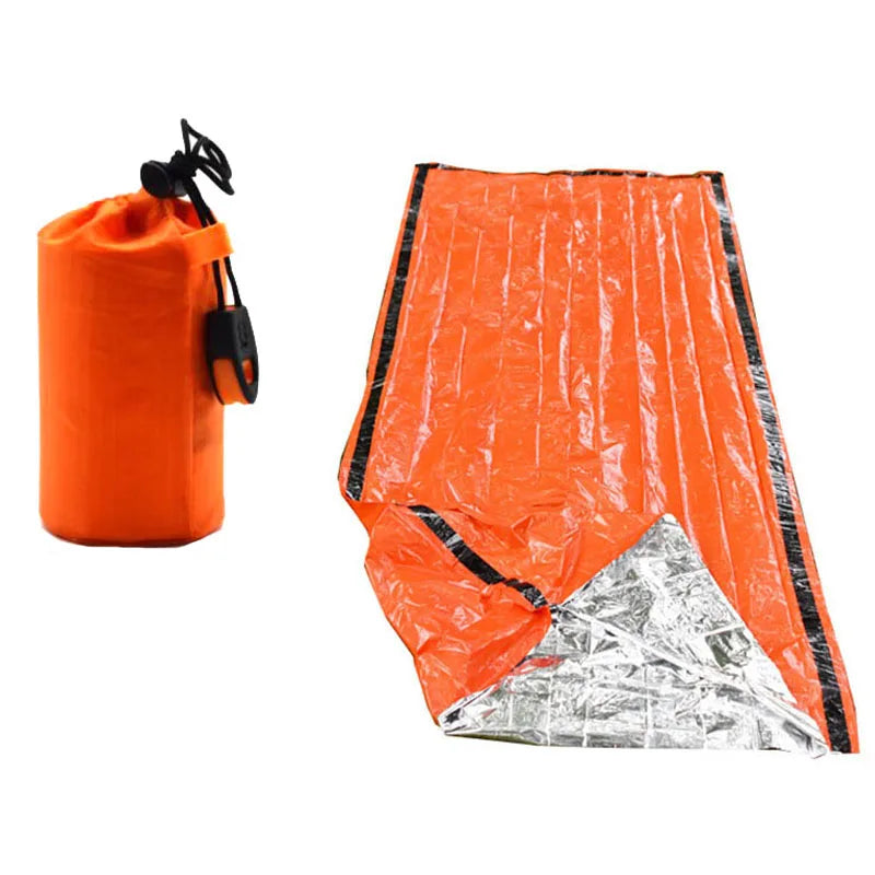 Draagbare Waterdichte Nood Slaapzak – Thermisch Zakje voor Survival, Eerste Hulp en Camping – Mylar Deken voor Noodsituaties