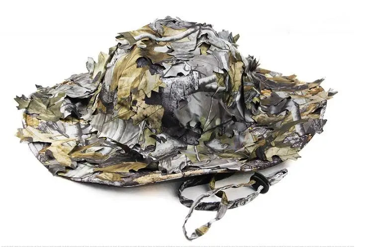 Camouflage Jagd- und Angelmütze – Outdoor-Sportmütze mit Maske und Schal für Airsoft, Wandern und Angeln