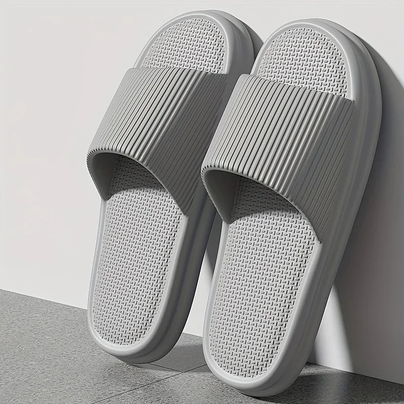 Nieuwe Heren EVA Slides - Non-Slip Open Teen Slippers, Sneldrogend voor Binnen, Douche en Wandelen