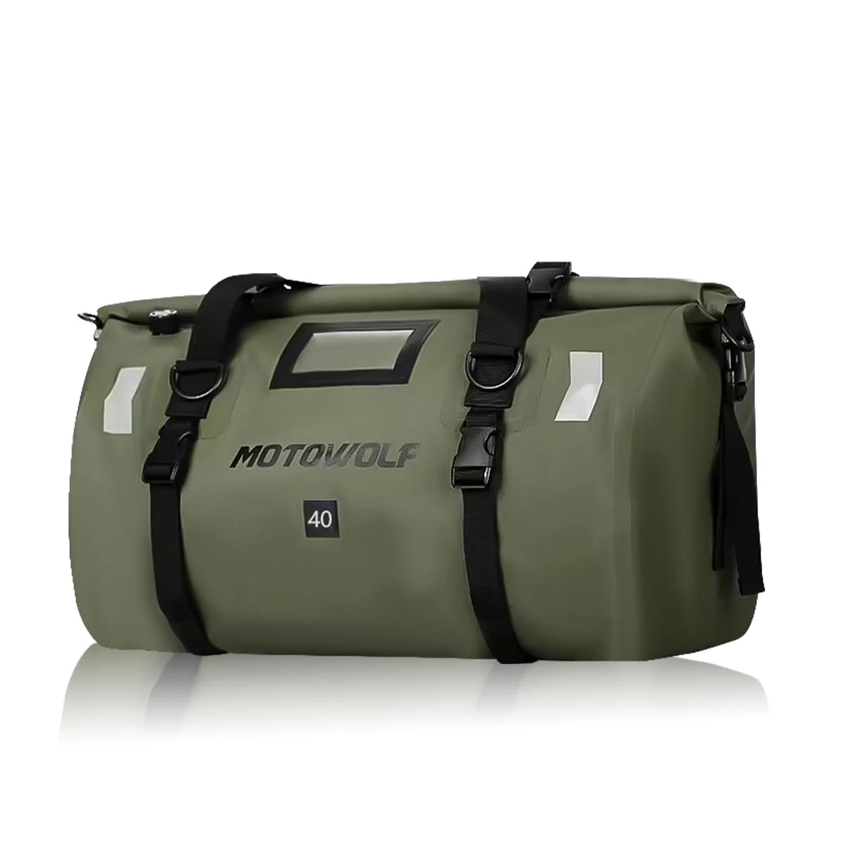 Motorcycle Dry Bag 40L/66L - Waterdichte Reflecterende Duffle Bag voor Reizen, Kamperen, Skiën, Fietsen, en Outdoor Avonturen