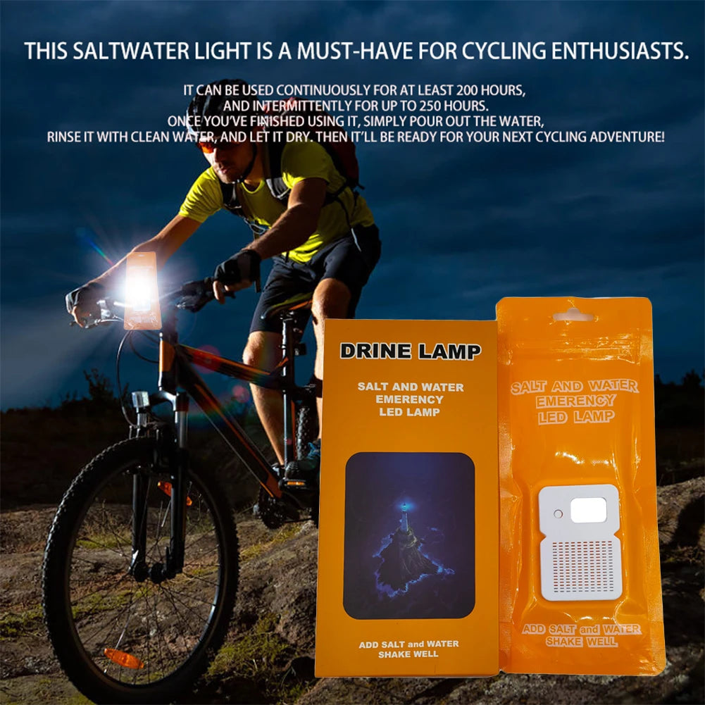 Tragbare Salzwasser-LED-Lampe – Notlicht für Camping, Nachtangeln und Outdoor-Abenteuer
