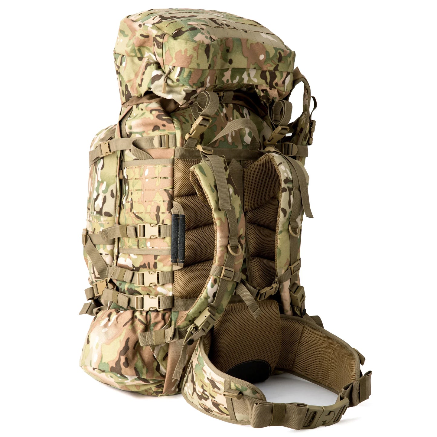 100L Military Tactical Backpack – Waterproof ILBE Army Backpack for Camping & Hiking