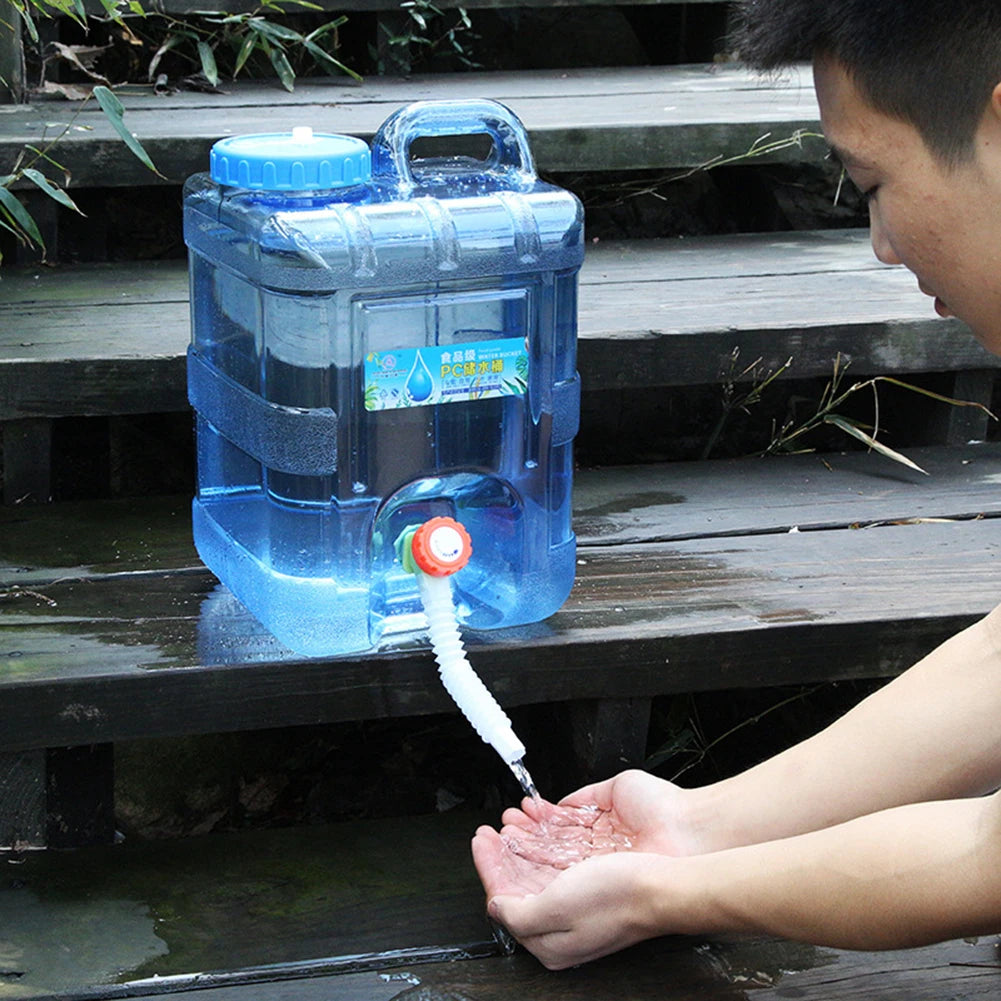 7.5/10/15L Drinkwatercontainer met Kraan | Lekvrije Camping Water Tank voor Hiking, Auto en Outdoor Gebruik