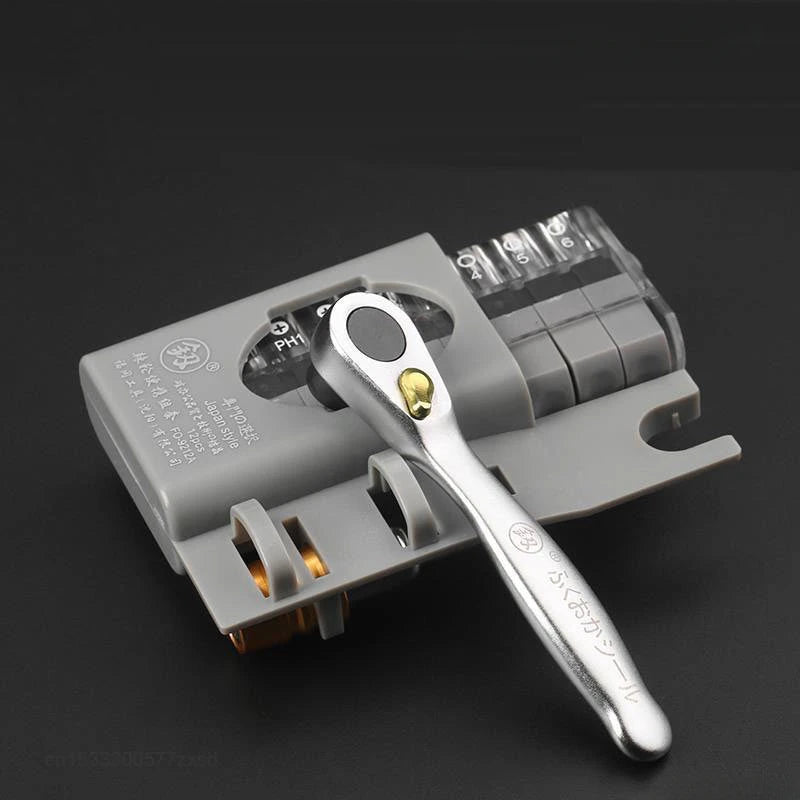 Xiaomi Multifunktionales Mini-Ratschenschlüssel- und Schraubendreher-Set – Kompaktes Handwerkzeug-Set mit Bits