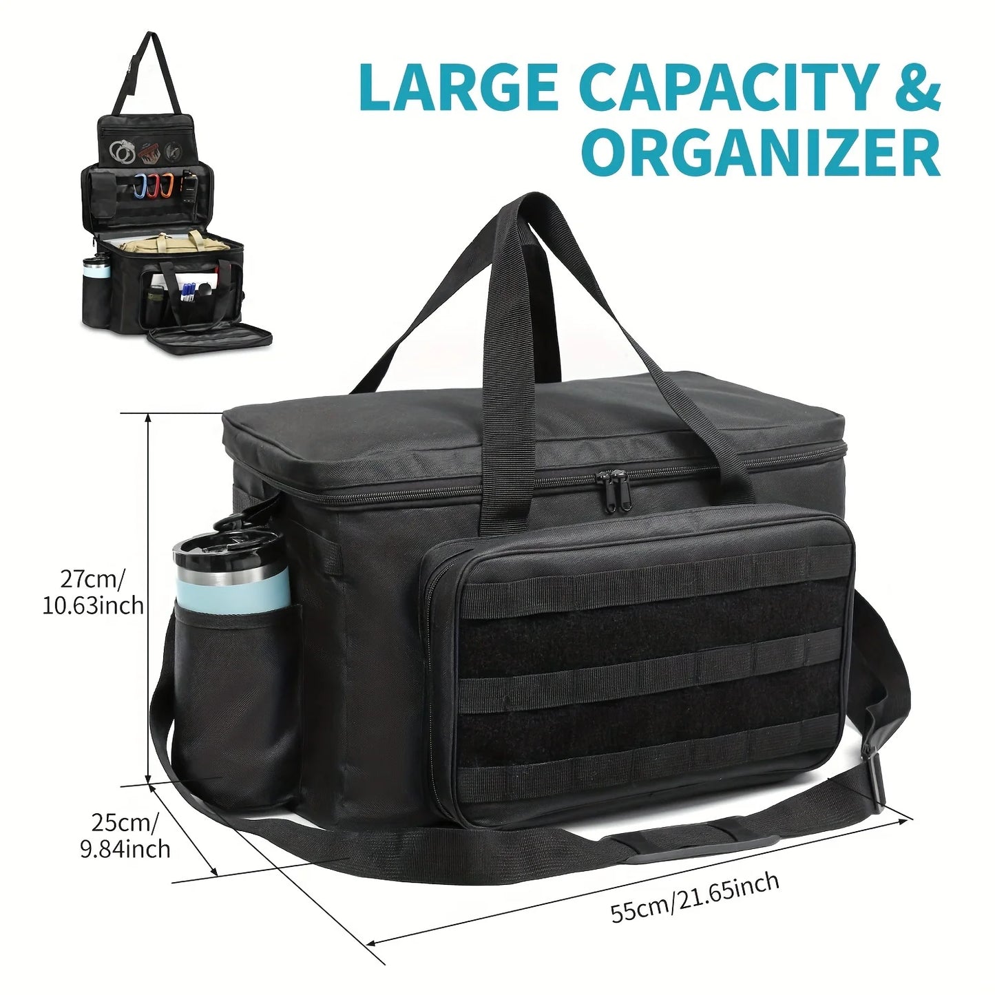 Outdoor Patrol Bag | Waterbestendige Politie Gear Tas voor Wetshandhavers - Organisator voor Auto's en Duty Bags