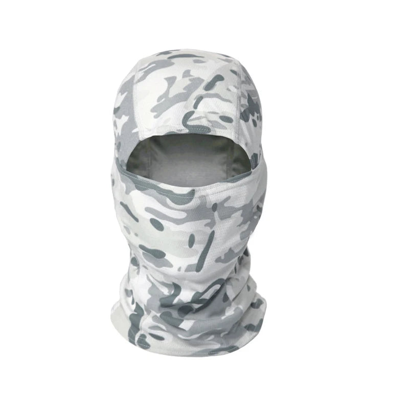 Camouflage Balaclava Hoed voor Fietsers & Jagers – Volledige Gezichtsmasker voor Buiten, Skiën, Motorhelm Binnenmuts