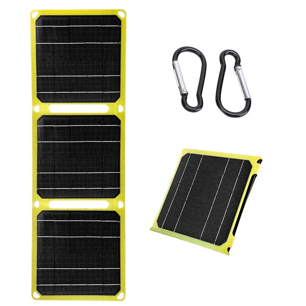40W Opvouwbaar Zonnepaneel | USB + PD QC 3.0 | Draagbare Oplader voor Telefoon & Powerbank
