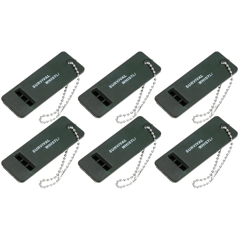 10-1PC 3-Frequency Emergency Whistle – Portable Safety Whistle for Hiking, Camping and Mountaineering