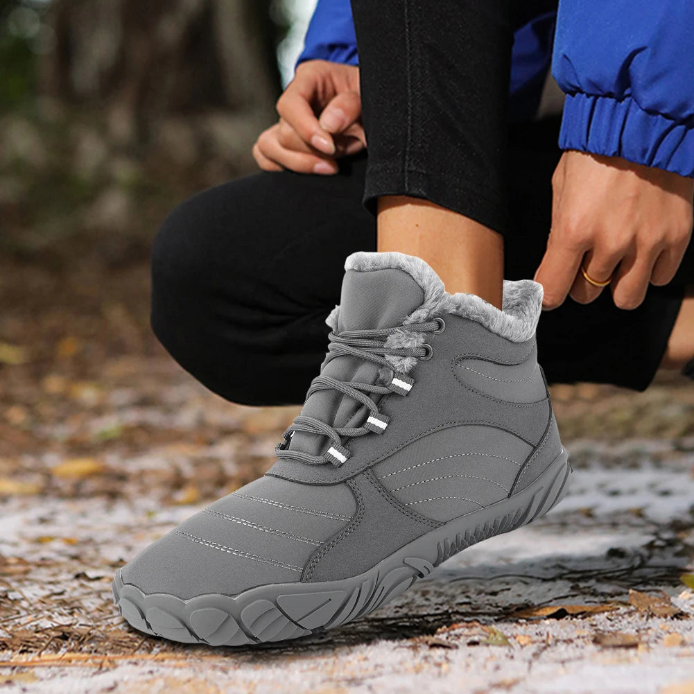 Winter Boots voor Mannen en Vrouwen - Waterdichte Buitenboots met Plush Voering, Antislip, Flexibele Rubber Zolen, Grootte 36-46