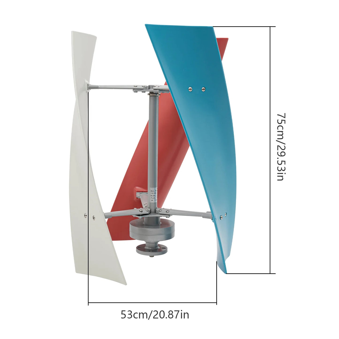 3-Phase Vertical Wind Turbine Generator – 400W 12V Windmill with Controller for Home, Boats, Cabins, and Industry